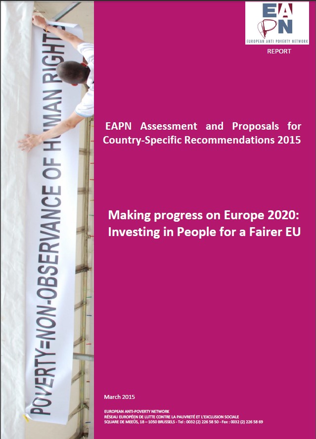 EAPN on julkaissut EU:n talouspolitiikan ohjausjakson maakohtaisia suosituksia koskevan raportin.