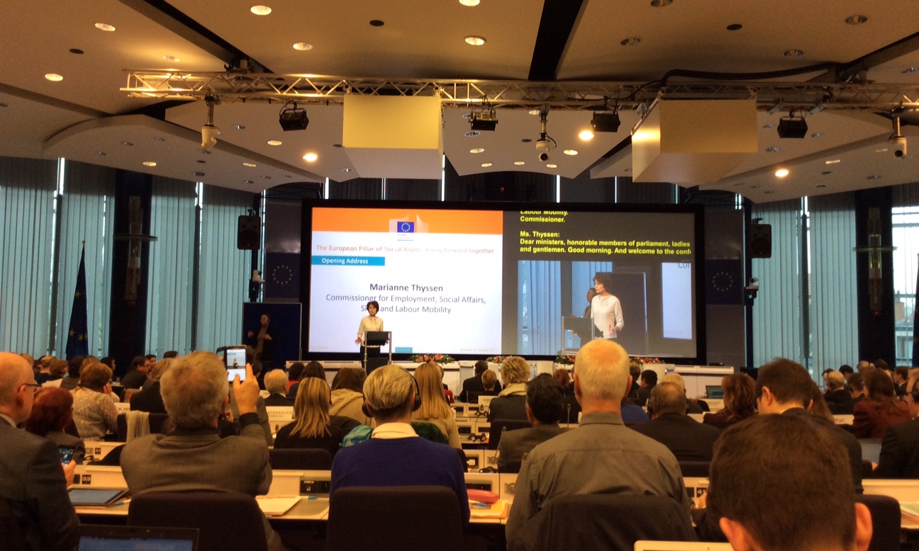 Ristiriitaisia odotuksia konferenssissa Euroopan sosiaalisten oikeuksien pilarista
