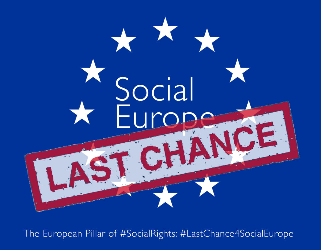 EU täyttää maaliskuussa 60 vuotta pohtien tulevaisuuttaan. EAPN peräänkuuluttaa sosiaalisen Euroopan vahvistamista ja kunnianhimoista Euroopan sosiaalisten oikeuksien pilaria.
