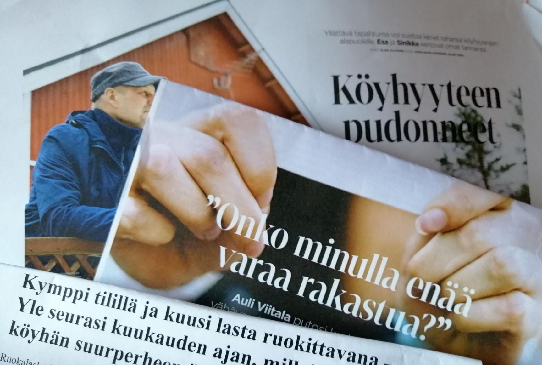 Köyhyyttä käsitteleviä lehtiotsikoita