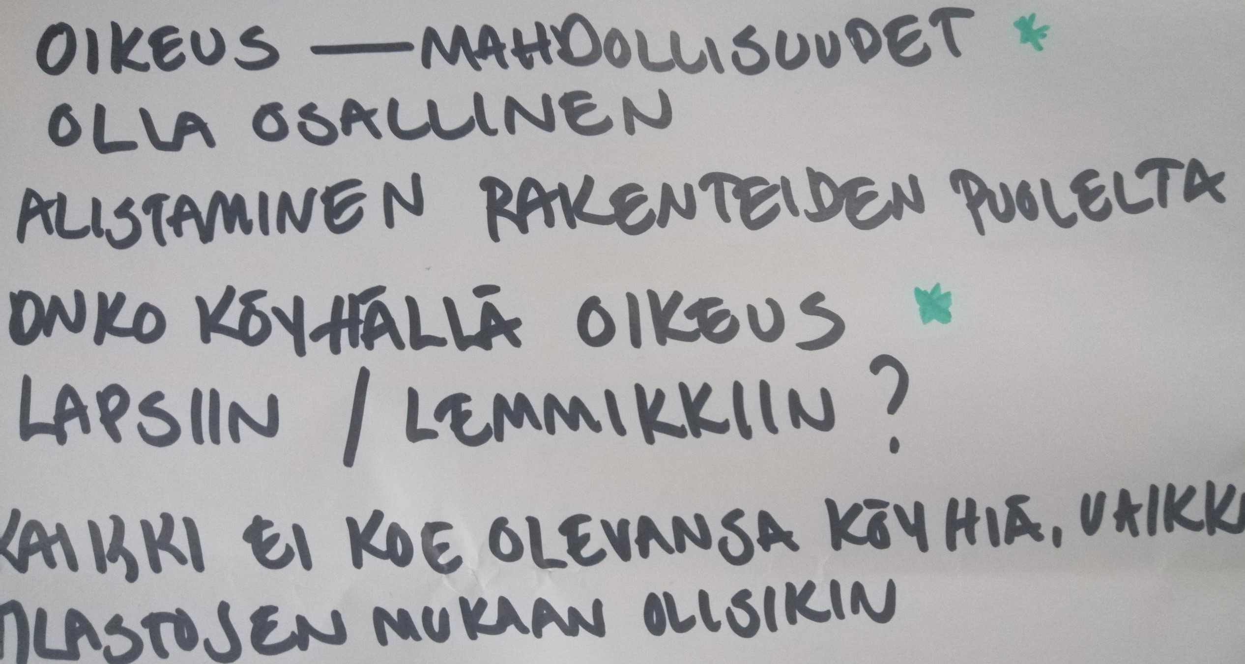Elämää muiden ehdoilla ja muita oppeja köyhyydestä