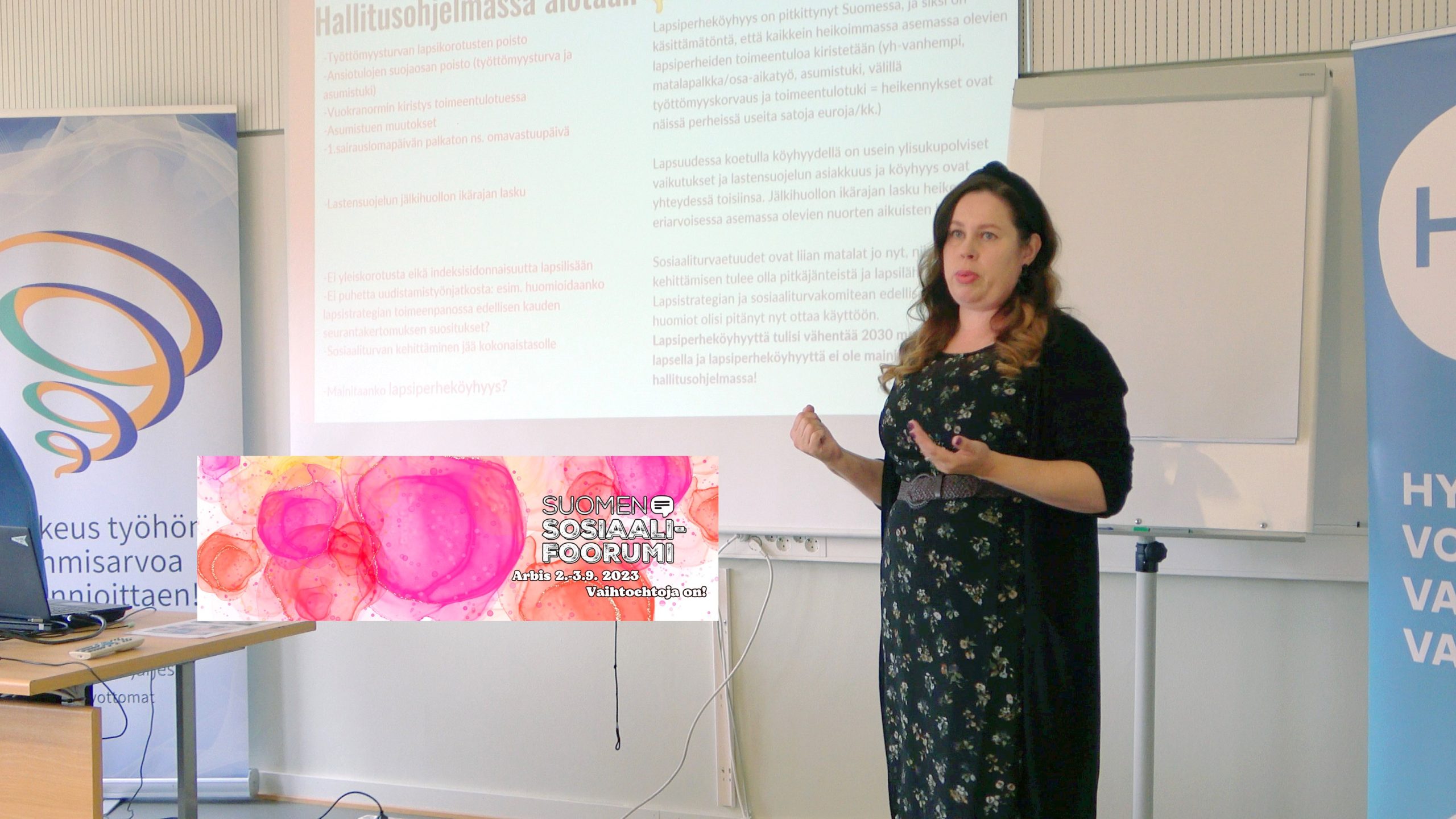 Sosiaalifoorumissa käsiteltiin köyhyyttä lapsiperheiden ja työttömien näkökulmasta