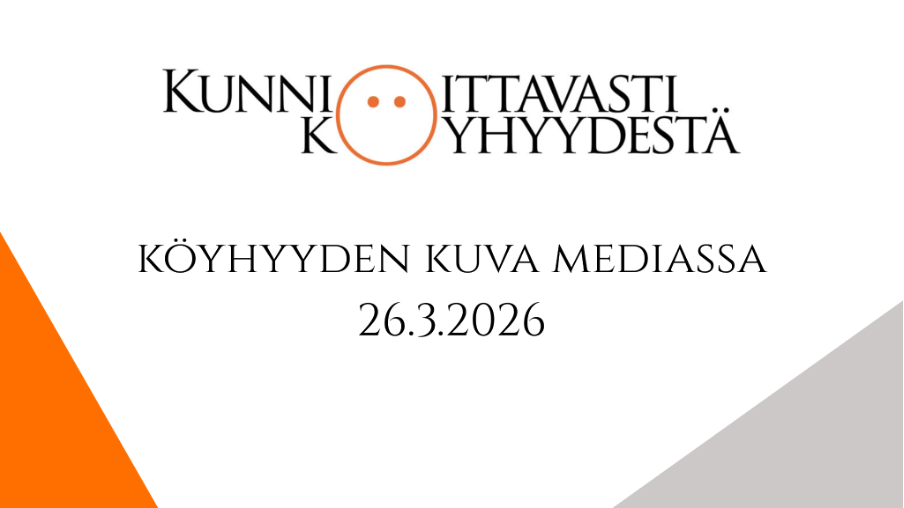 Köyhyyden kuva mediassa