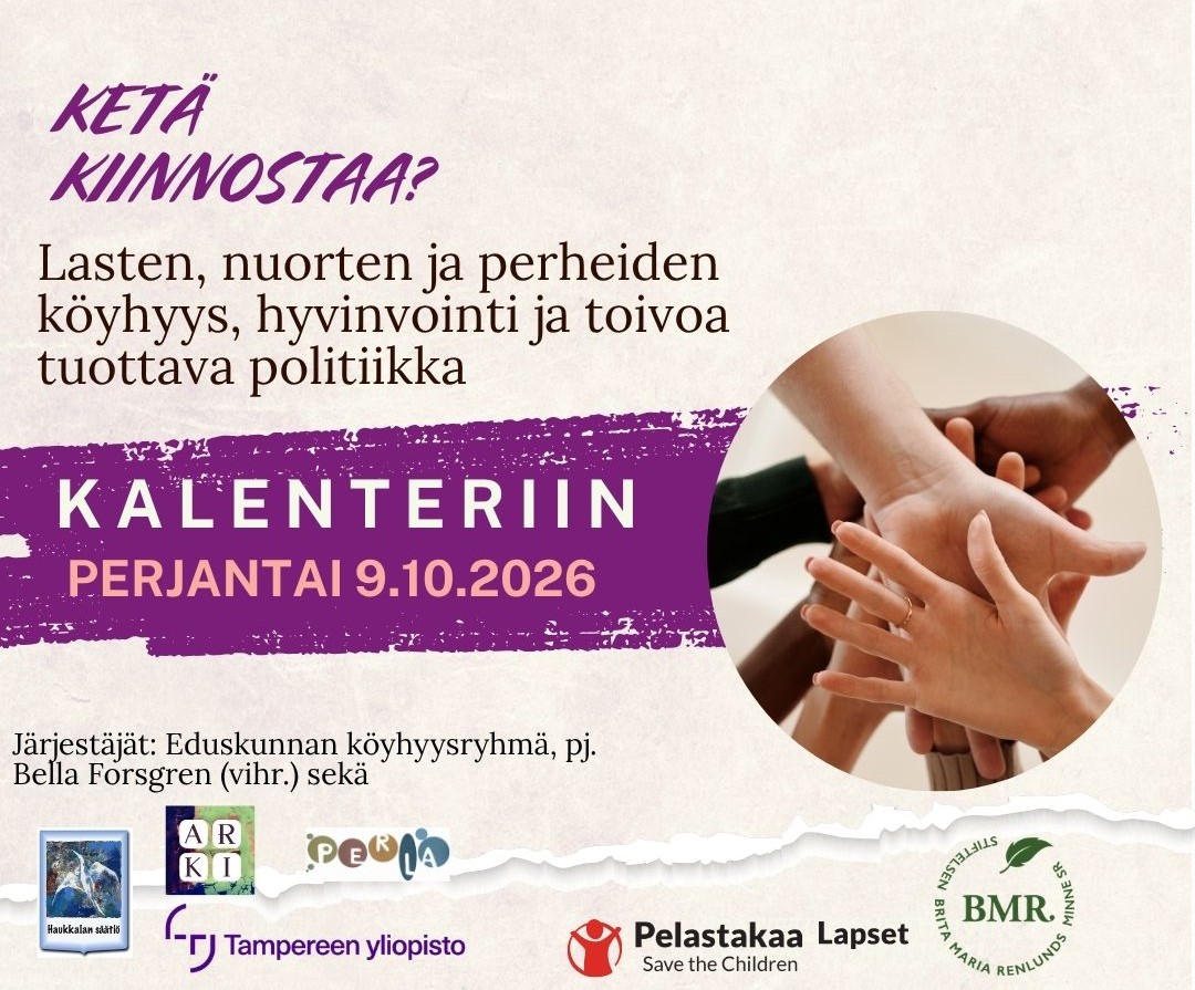 Ketä kiinnostaa? -tilaisuus 9.10.2026 klo 9.30